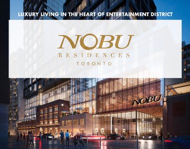 Luxury NOBU Condo, Brand New 2 Bed 2 Bath, View of CN Tower!