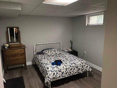 2 bedrooms in basement w shared washroom/laundry