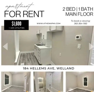 2 Renovated Rental Units Available in Welland!