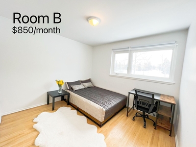 Calgary Room For Rent For Rent | Charleswood | Large Main Floor Bedroom in