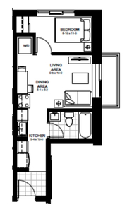 1 Bed 1Bath unit sublet (4 months) Secured contract!