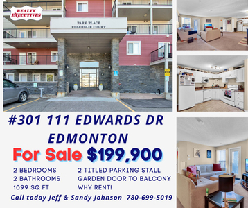 #301 111 Edwards Dr. SW Edmonton Real Estate Market