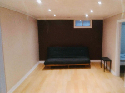 One bedroom basement on rent in Brampton on sharing basis