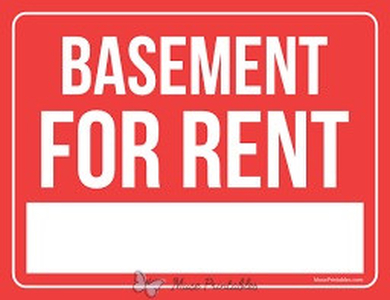 Basement for rent