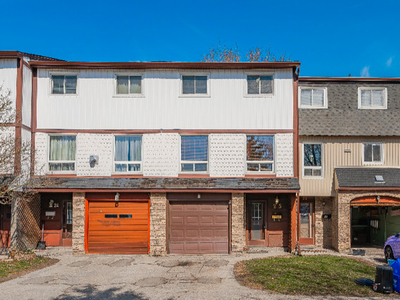 Charming 3BR, 2BA Condo: 80 Old Country Dr, Unit #25, Kitchener!
