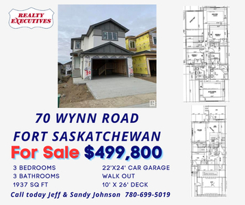 70 Wynn road, Fort Saskatchewan New Home Builder