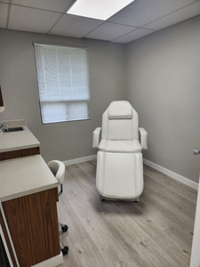 Bright office room in a medical clinic/med spa.