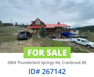 Cranbrook - Home on Acreage for Sale! ID #267142