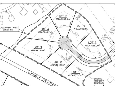 Approved 7 Building Lots