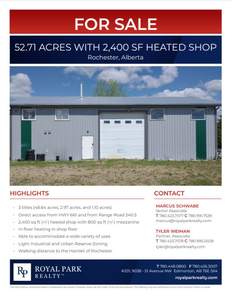52.71 ACRES WITH 2,400 SF HEATED SHOP