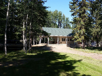 Cottage on 40 acres west of pigeon lake & just 5 mins to golfing