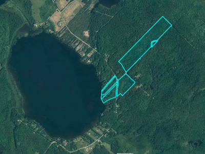Domaine à vendre bord du Lac Deligny 56.97 acres