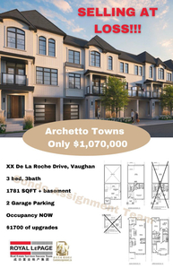Archetto Towns - ONLY $1,070,000