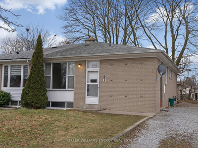 3-Bedroom Semi-Detached Bungalow in the Heart of Ajax