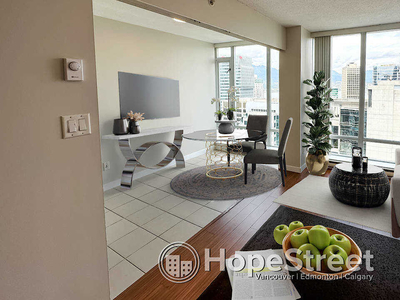 Vancouver Condo Unit For Rent | Downtown | 2-Bed Downtown Retreat with Mountain