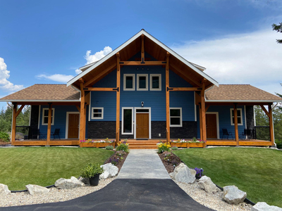 REDUCED!! Custom home on 5+ acres in Salmon Arm