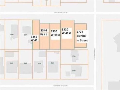 Vacant Land For Sale In Dunbar, Vancouver, British Columbia