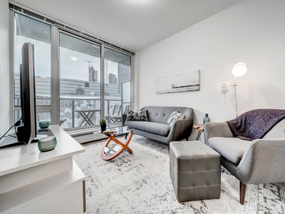 Calgary Pet Friendly Condo Unit For Rent | East Village | Furnished 2Bed 1Bath East Village
