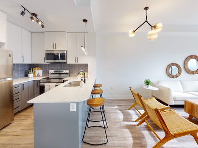 Modern 1 Bedroom + Den Apartment for Rent Downtown Kitchener