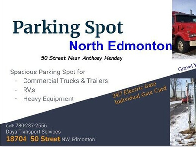 Truck Parking Spot- North Edmonton