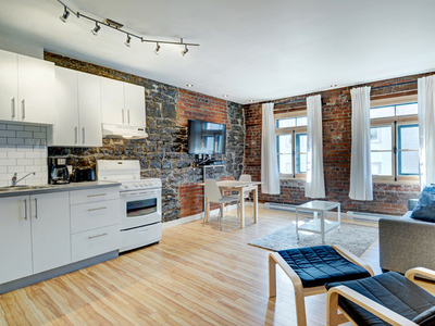 Beau loft meublé et tout inclus - Vieux-Québec