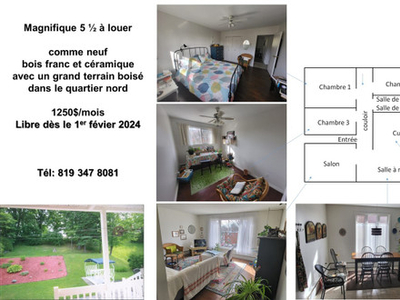 GRAND 51/2 DANS UN DUPLEX