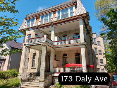 3 Bedroom Sandy Hill Apartment for Rent (173 Daly Ave)