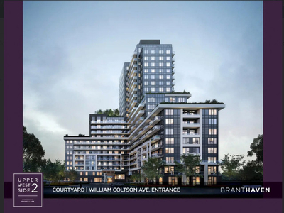 New Branthaven Oakville Condo for Lease