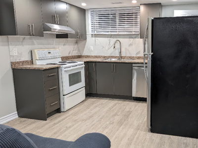 Newly renovated Furnished 1 bedroom basement unit in Scarborough
