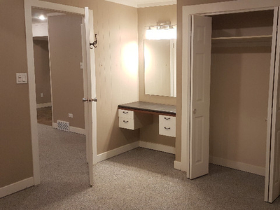 RECENTLY RENOVATED- AMENITIES CLOSE BY-LARGE ONE BDRM BSMT SUITE
