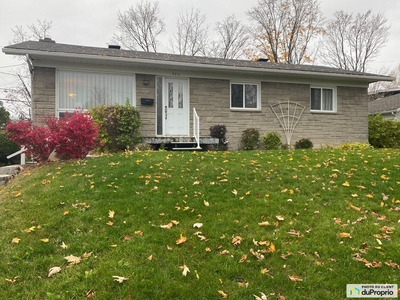 Bungalow for sale Charlesbourg 3 bedrooms 1 bathroom