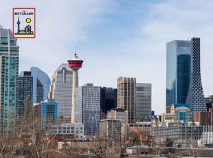 Calgary Pet Friendly Condo Unit For Rent | East Village | Amazing City View Apartment. Fully