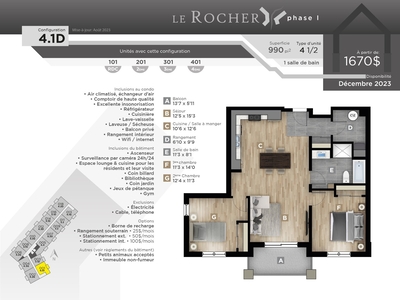 Condo/Apartment for rent, 194 Rue Barrette, Saint-Jérôme, QC J7Y0S3, CA, in Saint-Jérôme, Canada