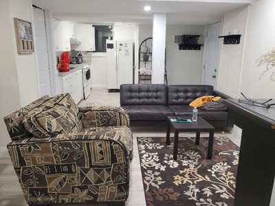 Basement unit fullly furnished for rent