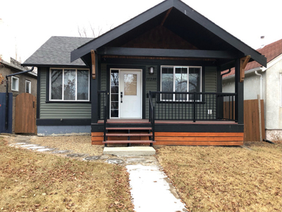 Brand new fully renovated bungalow for rent in central Edmonton