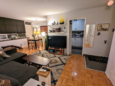 Feb-Aug : Fully Furnished, all inclusive, 1BR+Balcony Downtown