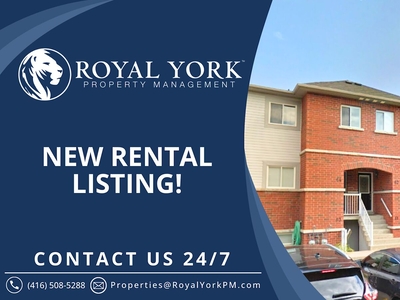 Barrie Pet Friendly Townhouse For Rent | 3 BED 1 BATH