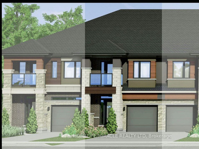 ASSIGNMENT SALE! 3 Bed 3 Bath Luxury Townhome In Brantford!