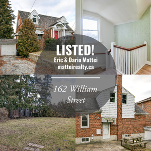 LISTED! 162 William Street-DETACHED TORONTO HOME ONLY $875,000!