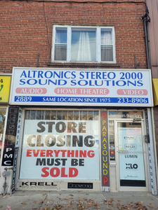 On the Market - Store W/Apt/Office - Great Opportunity! Bloor An
