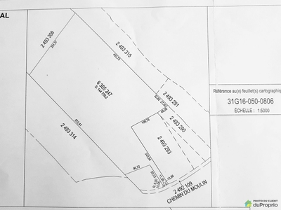 Residential Lot for sale Ste-Adèle