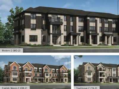 Milton Traditional Townhomes From $789,000 - LOW Deposit