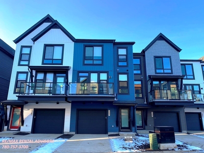 Edmonton Pet Friendly Townhouse For Rent | Rutherford | BRAND NEW &NEVER LIVED IN