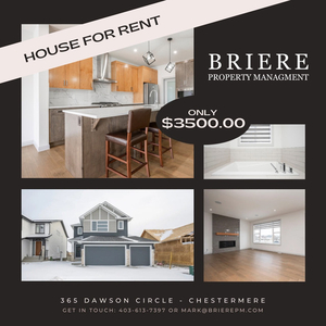 Brand New 4 Bedroom Home in Chestermere