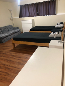 Fully furnished bedrooms shared housing