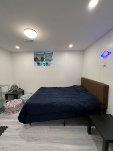 Furnished One bed one bath basement in Bolton