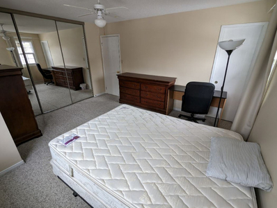 Winter or Spring Term: Large Furnished Bedroom In Licensed Home