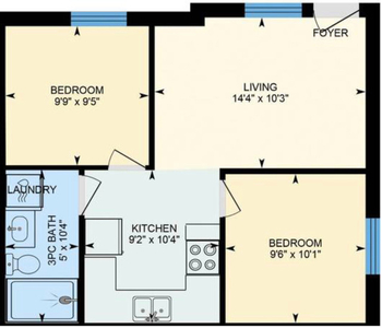 $2,500  - 500ft2 - New House 2 Beds /1 Bath Suite