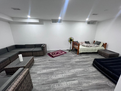 Luxurious and Spacious Furnished Basement for Rent in Pickering