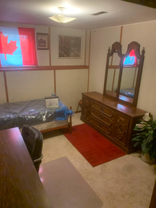 Basement Suite fully furnished. Bedroom, Office, Full Kitchen